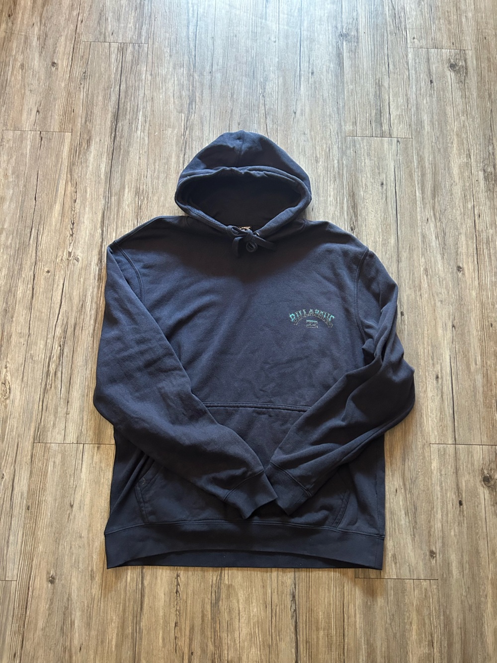 Billabong Navy Zip-Up Hooded Sweater
